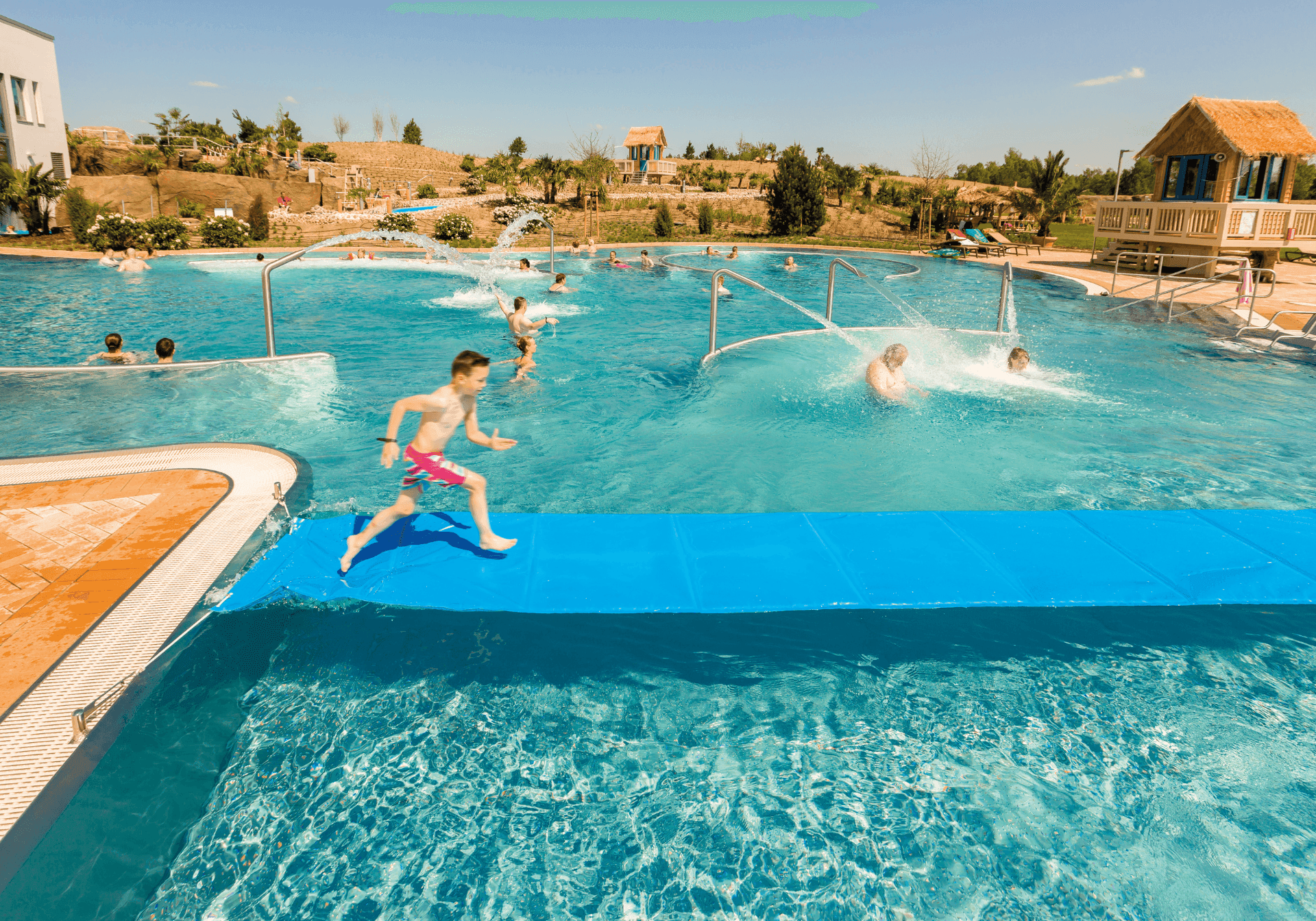 Outdoor pool at Tropical islands